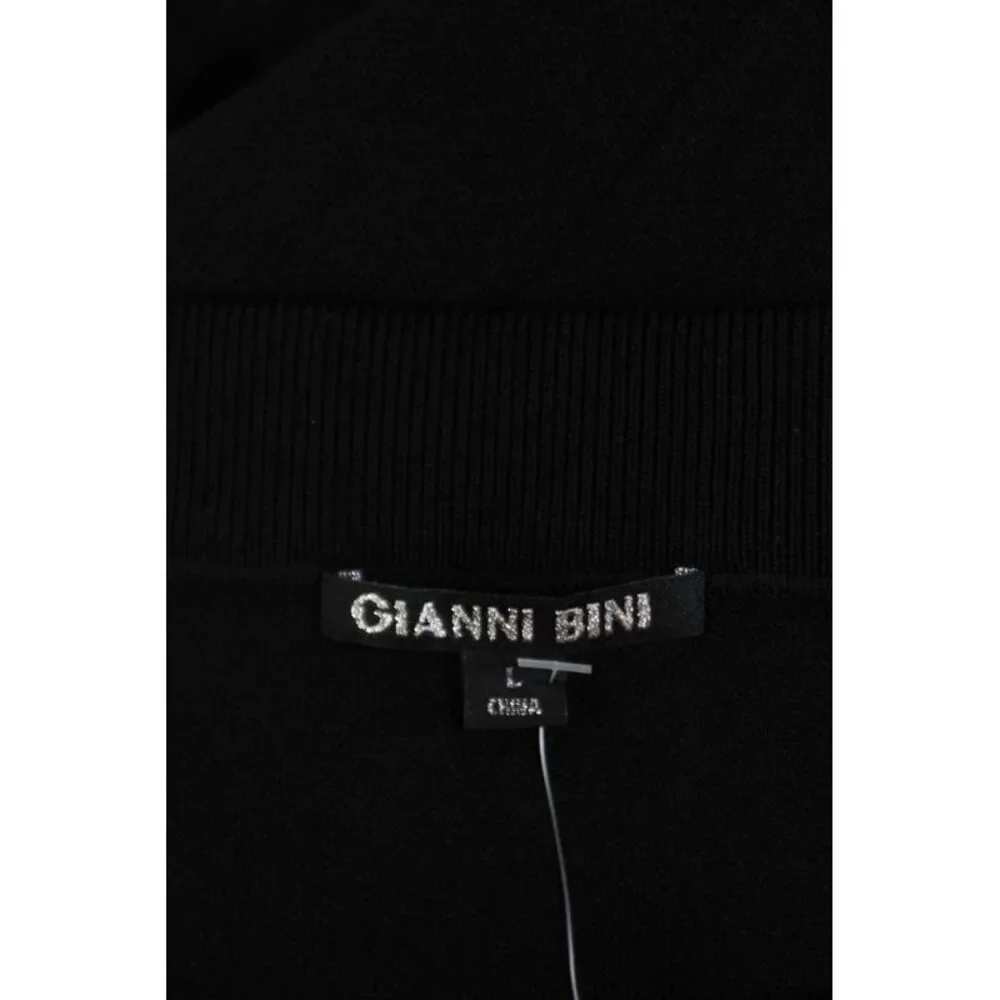 Gianni Bini Womens Pull On Front Slit Stretch Simone Skirt Black Size Large